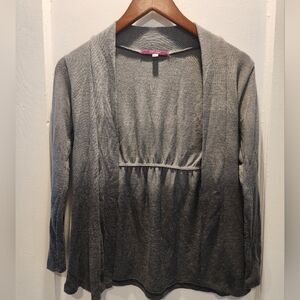 julie's closet Gray Ombre Open Front Women’s Sweater